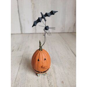 Williraye Studio Mr Halloween pumpkin bat spider home decor